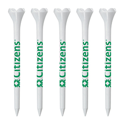 DRIVER PACK GOLF TEES, WHITE - CITIZENS