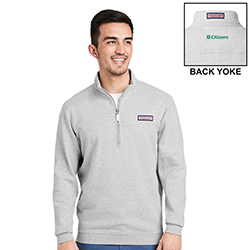 VINEYARD VINES MEN'S COLLEGIATE QUARTER-ZIP SHEP