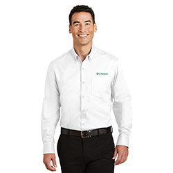 MEN'S PORT AUTHORITY SUPERPRO TWILL SHIRT
