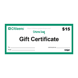 $15 GIFT CERTIFICATE